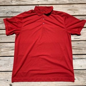 Nike Dri-Fit Golf Polo Red Casual